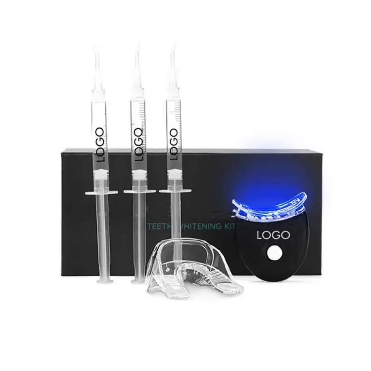 

High Quality Oral Care Dental Whitener Gel Led Cold Light Home Use Wireless Teeth Whitening Kit, Black/white