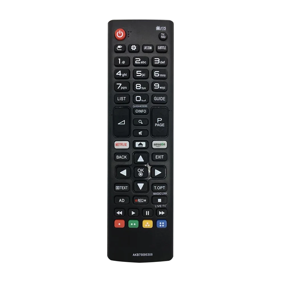 

Best Price Superior Quality lg tv remote control Akb75095308 For lg remote smart tv, Black