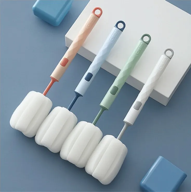 

Sponge Cup Brush Baby Bottle Coffee Cup Brush Kitchen Cleaning Brush