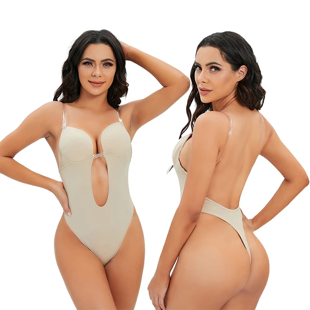 

Wholesale OEM Transparent Sling One-Piece Body Shaping Top Open Crotch Belly Corset Backless Body Shaping Body Bra Bodysuit