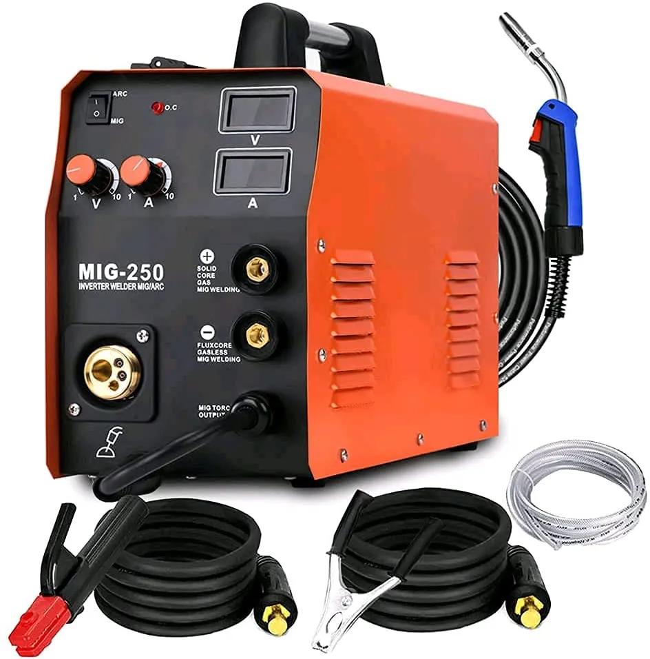 

Maquina De Soldar Inverter TIG MIG Welding Machine Gasless Mig Welder GAS MIG 250 Welder