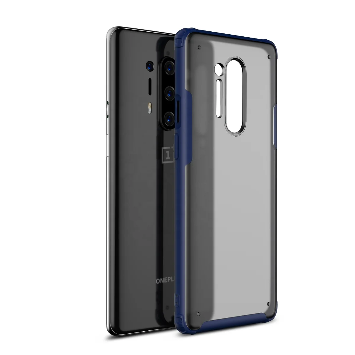 

Transparent Matte Shockproof Hybrid PC TPU Bumper Cell Phone Case For Oneplus 8/8pro, Multi-color, can be customized
