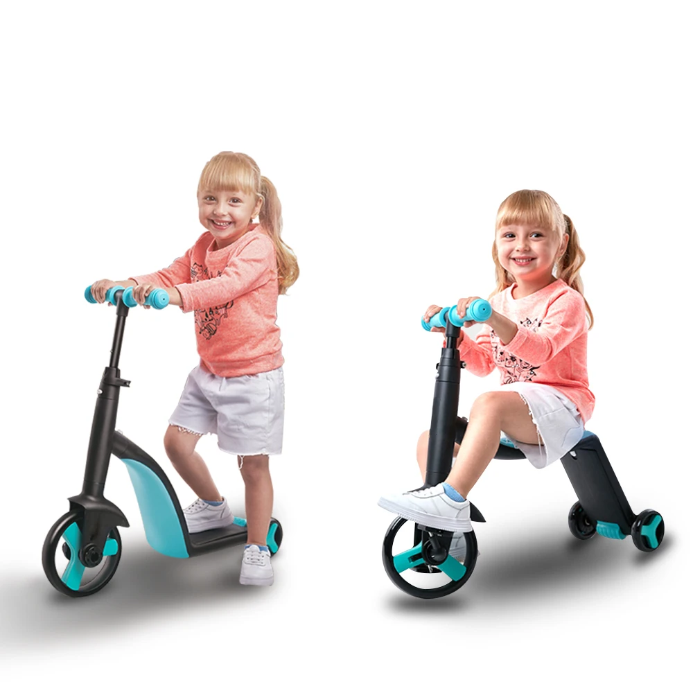 

7 Year Olds Two Peddle Girl 3 Wheels Adjustable Handle Kids Scooter