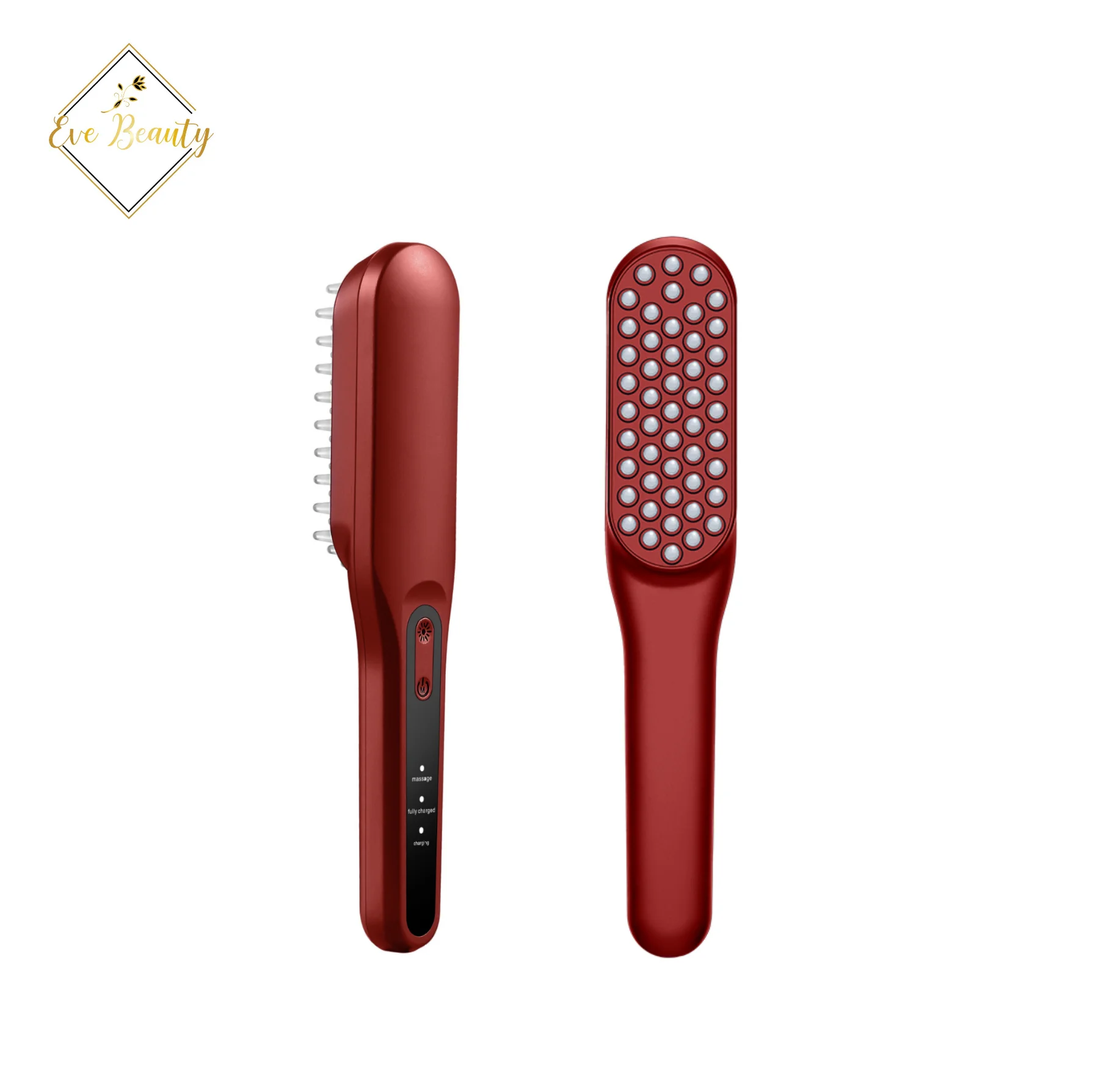 

Shampoo comb silicone massage red intelligent massage high demand electric scalp comb
