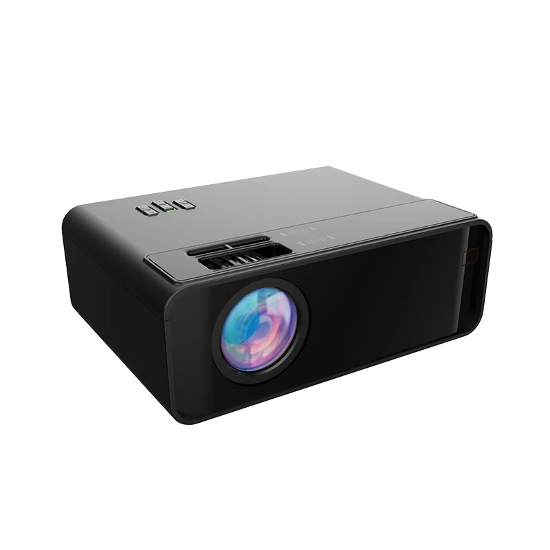

2021 Amazon Best selling Home Theater Projector 4 inch dlp projector 4k 2000 ansi 1080P mini projector for phone, Black,white