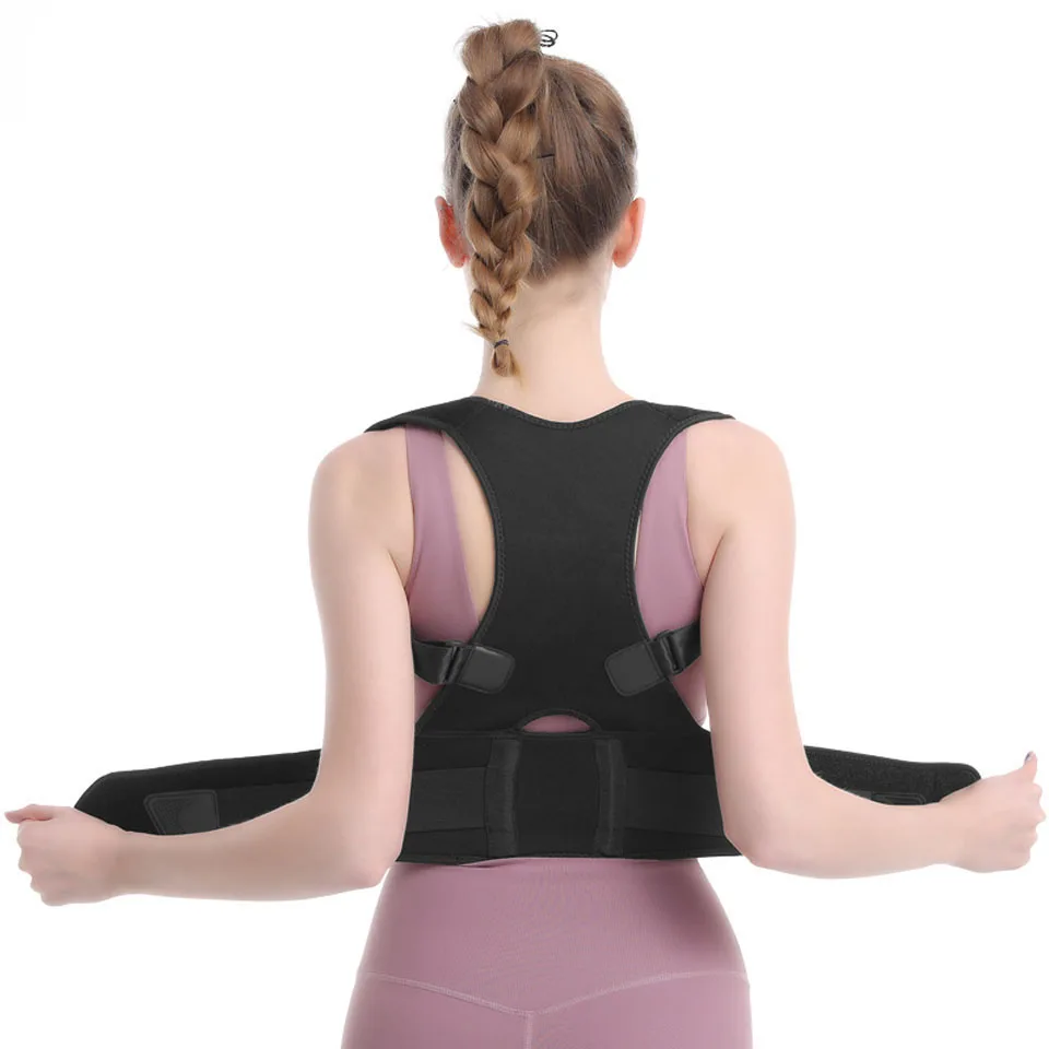 

Aolikes Neoprene Posture Corrector For Women Adjustable Back Posture Corrector
