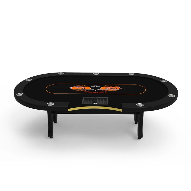 

YH New Design High Quality Armrest Water Cup Texas Table For Gambling Entertainment