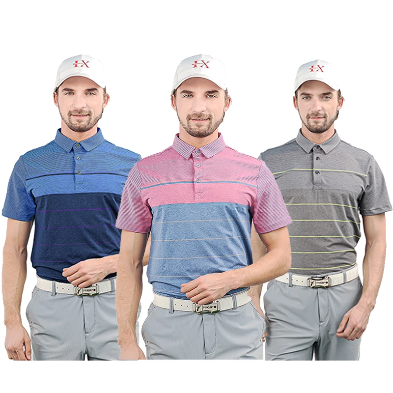 

New Design Graphic Polo Shirt Sports Golf Wear Golf Apparel Plus Size Men's t-shirts