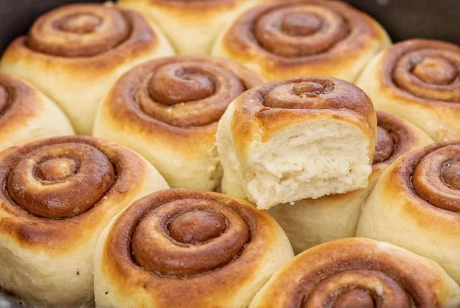 Step-by-step process of freezing unbaked cinnamon rolls showing flash freezing, wrapping technique, and proper storage containers