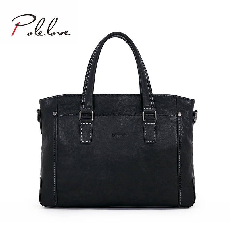 

2021 natural high-quality first layer leather computer bags urban elite business men handbags