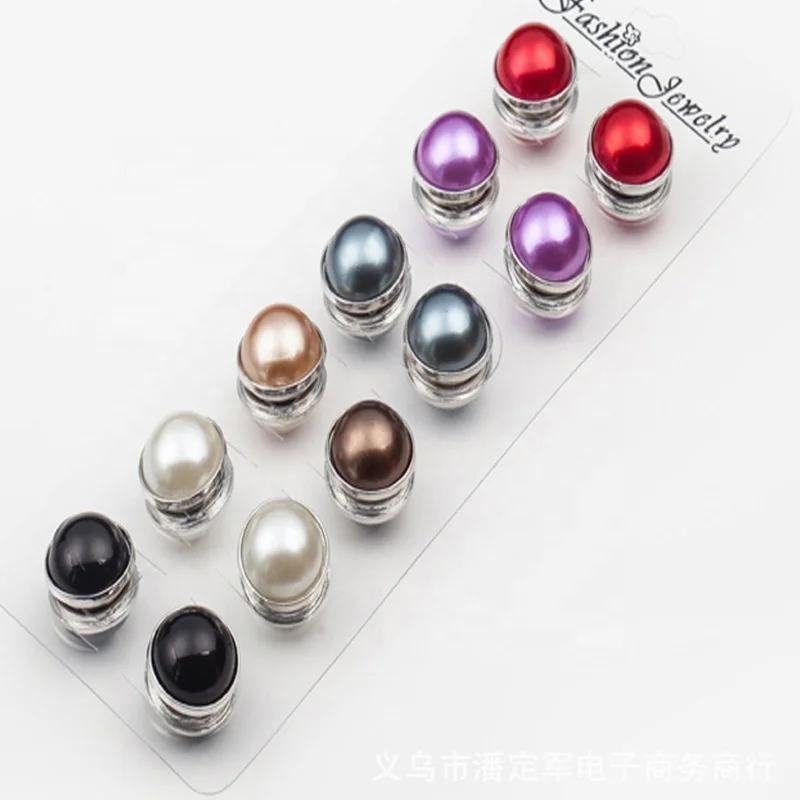 

New Style Factory Wholesale Hijab Scarf Small Jewelry Pearl Scarf Accessories Magnetic Pins for Hijab Muslim, As pics show