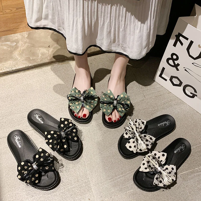 

Fashion slides woman shoes new arrivals 2021 flip flops summer beach flat slippers for women, Black/green/white