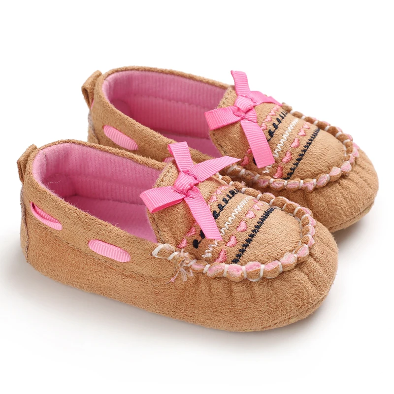 

Wholesale Cheap Moccasins soft-sole Loafers cute infant prewalker shoes toddler