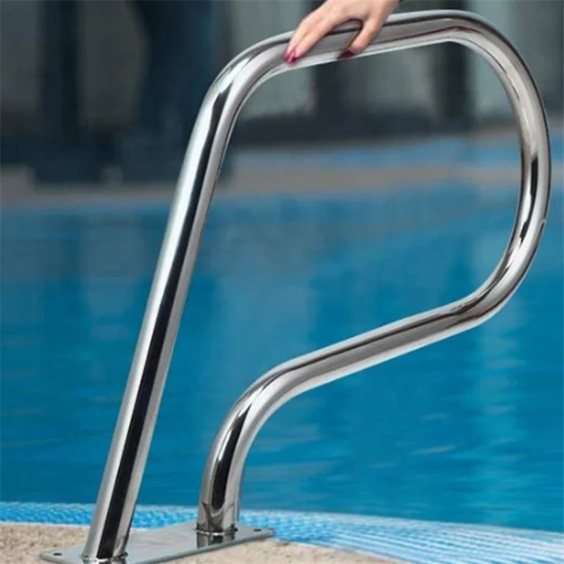 

China wholesale swimming pool 304 stainless steel handrail design for stairs