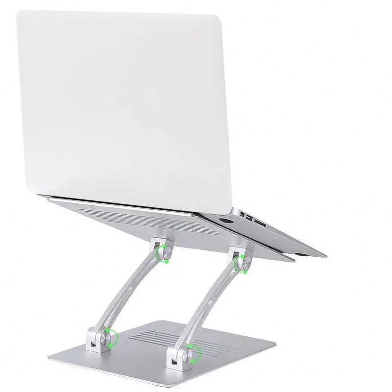 

Tablet stand for 13 inch tablet pc TOL85 bed lazy portable removable aluminium metal notebook laptop stand, Silver