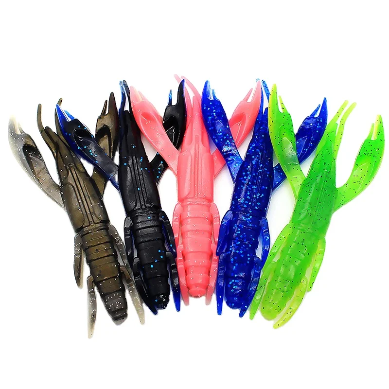 

Manufacturers Hot wholesale shrimp soft lure Outdoor fishing lure silica gel Bait, 12 colors
