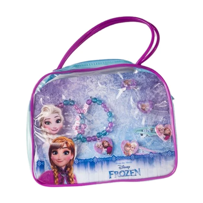 

Princess Birthday Gifts Kids Bracelet with Charm+Cartoon Hair Pins+Rings Set Girls, Red purple and pink