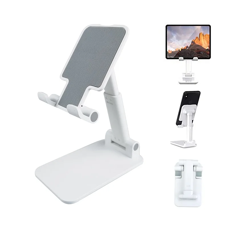 

Universal Cheap Smart 360 Rotating Height Adjustable Table Socket Antislip Mobile Cell Phone Stand Holder For Ipad And Phone, Black / white / pink / green
