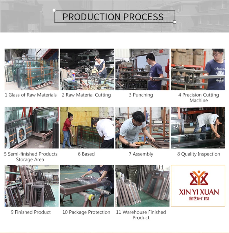 New Arrival Thermal Break Double Triple Glazed glass doors windows Titanium magnesium alloy sliding door for room and patio