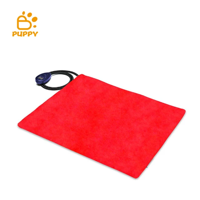 

Waterproof Adjustable anti scratch Warming electric pet heating pad mat pet warmer self heating mat for dog and cat, Blue, brown, red, green