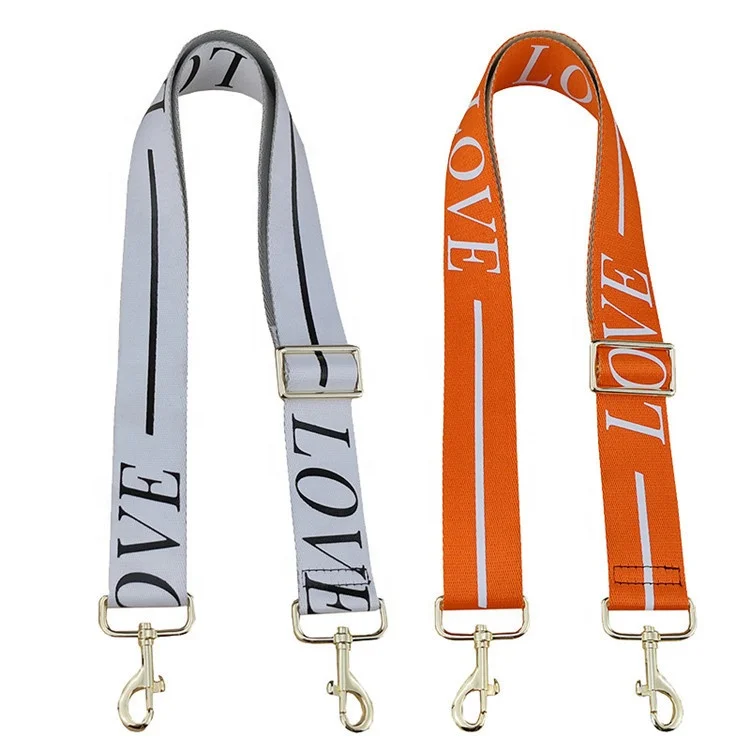 

MeeTee B-S188 New Ribbon Canvas Love Crossbody Belt Bag Shoulder Strap, Colorful