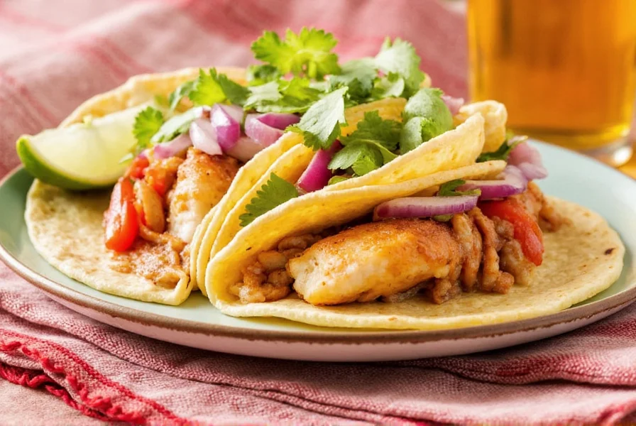 Fish Tacos Assembled
