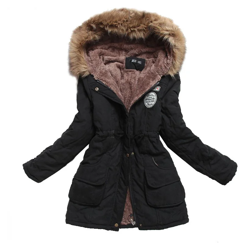 

Fitaylor Winter Jacket Women Thick Warm Hooded Parka Mujer Cotton Padded Coat Long Paragraph Plus Size 3xl Slim Jacket Female