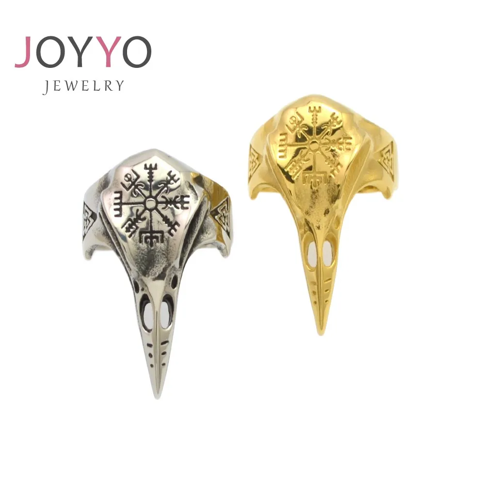

Stainless steel biker jewelry mens silver eagle ring anillo accessories men jewelry