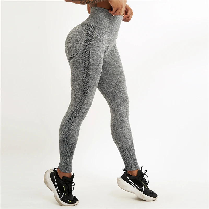 

Fashion High Waisted Mesh Scrunch Butt Leggings Smile Pattern Seamless Scrunch Butt Leggings Elastic Butt Scrunch Leggings