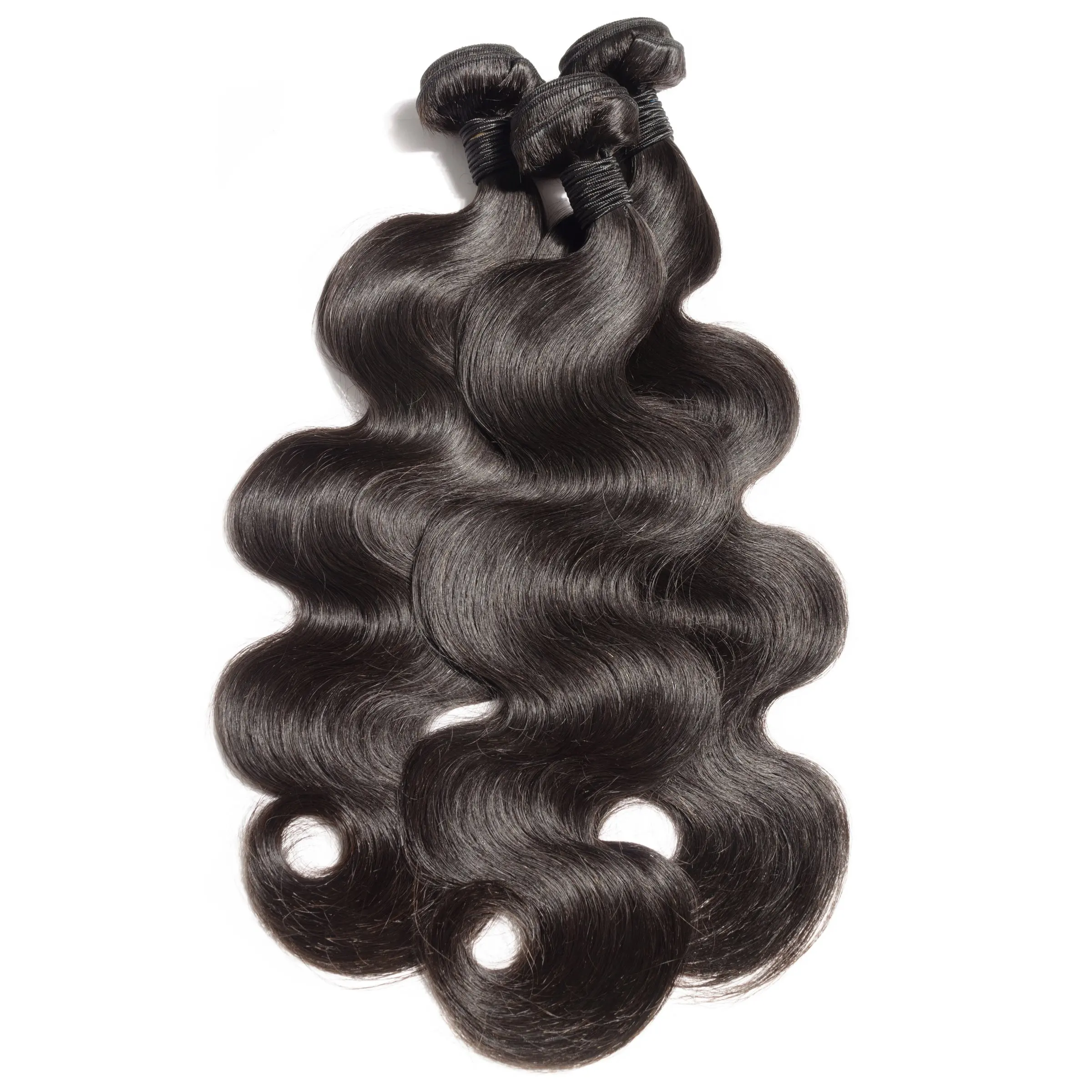 

100% Raw Indian Human Hair Bundles Body Wave Meches Humain Bundles