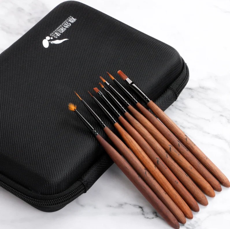 

Nail Art Pen 8 Types Functions Nail Art Tools Kit, Black