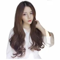 

Manufacturers direct sales 2018 hot style u-shaped half head wig for women long style BOBO head wavy temperament female