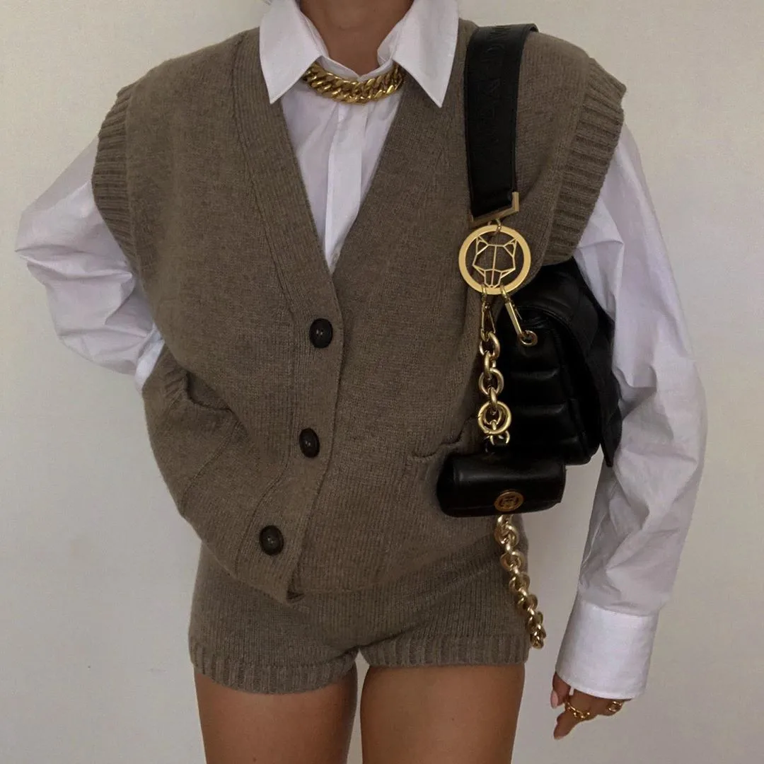 

Womens Sweaters Vest 2020 V-Neck Knit Sleeveless Jacket For Women Women's Sweaters Knit Sweater Cardigan, Multicolor