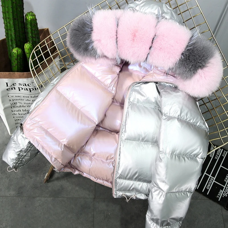 

2021 New Trending High Quality Winter Women Clothes Warm Windproof Fur Down Jacket Hooded Parkas Coat