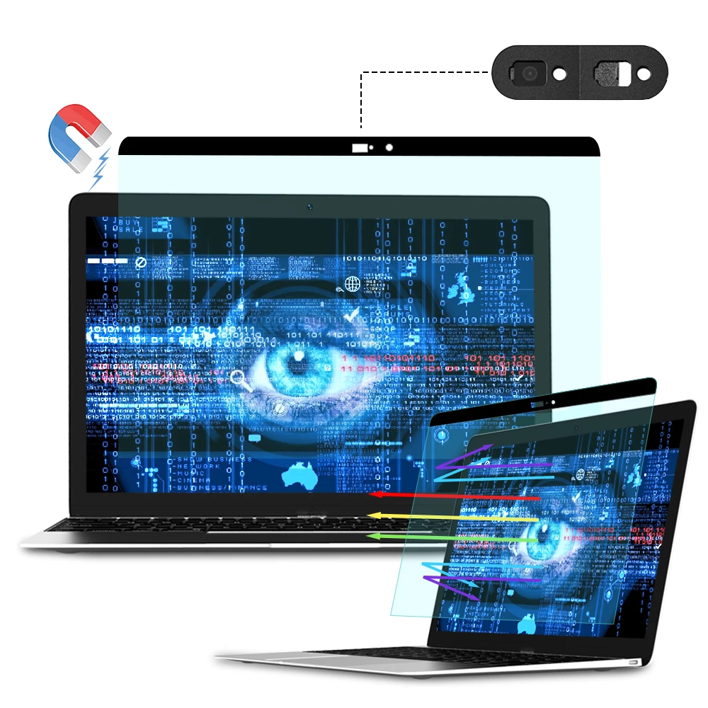 

Anti-blue light filter Eye protection screen protector with webcam For MacBook Air 13