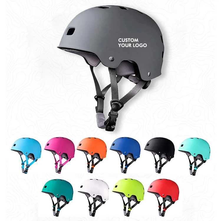

Custom Skate Electric Bike Riding Helmets Adults Kids Bicycle Helmet For Electric Scooter, White, black, blue, green, pink, red, yellow, grey