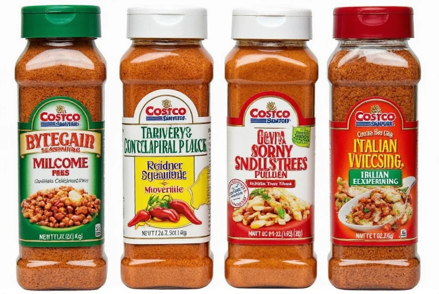 Kitchen counter with spices