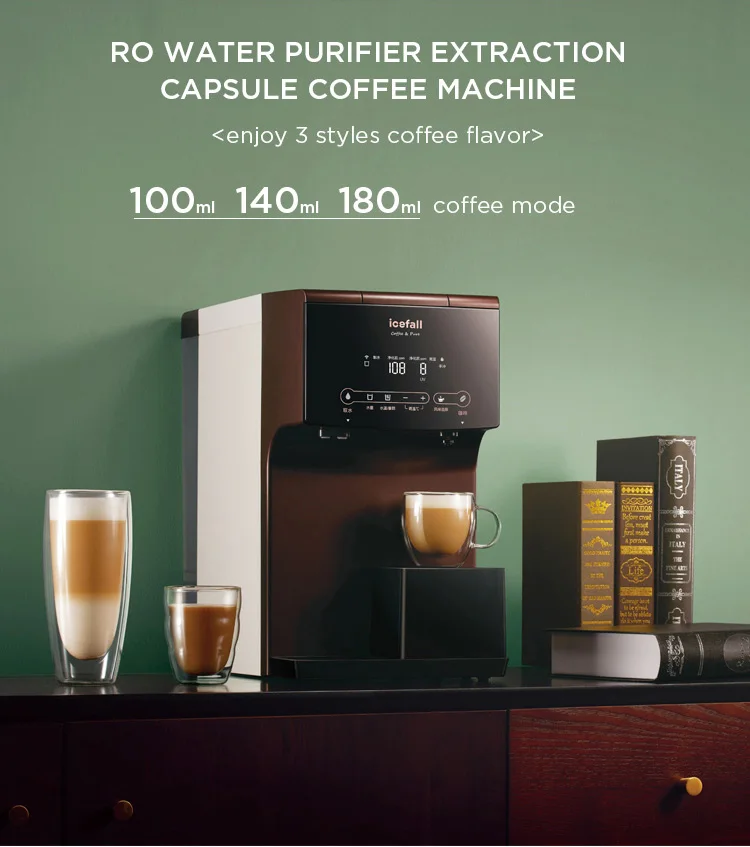 Countertop Capsule Coffee Machine Reverse Osmosis System Home Water