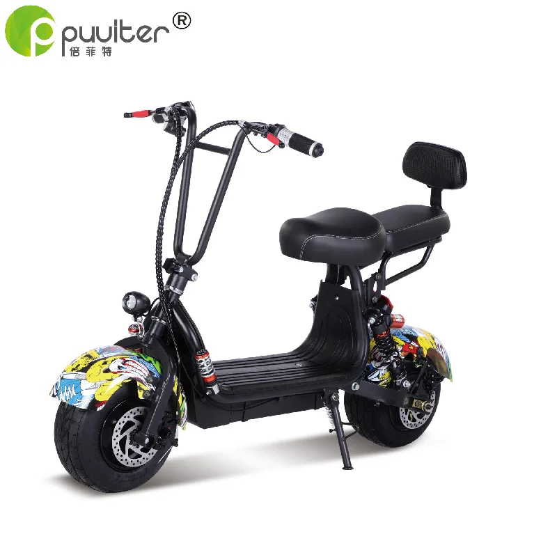 

mini citycoco scooter 800w 48v mini citycoco 2 wheels electric mobility scooter dirt bike pocket bike(C08), Black