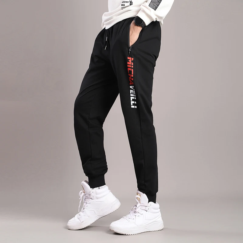 

Huayida Drop Shipping Good Quality Fitness Gym Casual Pants Men In Stock Men Sweatpants, Black,gary,navy