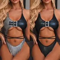 

Custom Bikini Sexy women Swimsuit 2020 bikini girl sexy Crocodile Skin two-piece Swimsuit