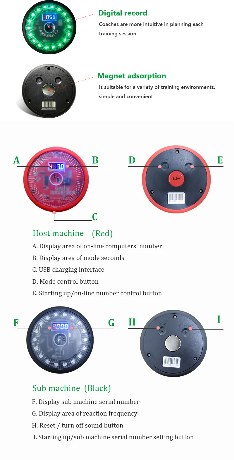 LED light sports training