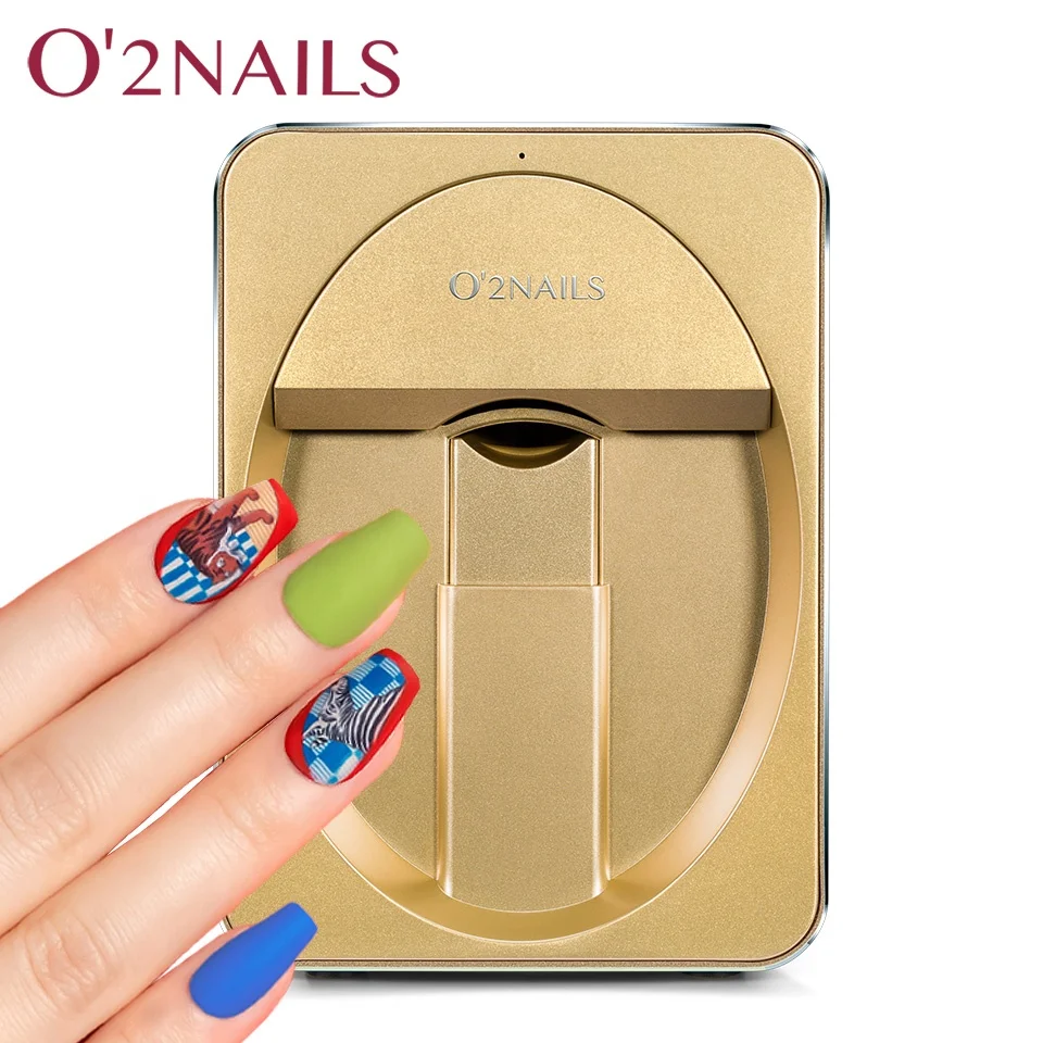 

O'2NAILS Intelligent Innovation Portable Nail Printer H1DIY Finger Nail Printing CE FCC Approved