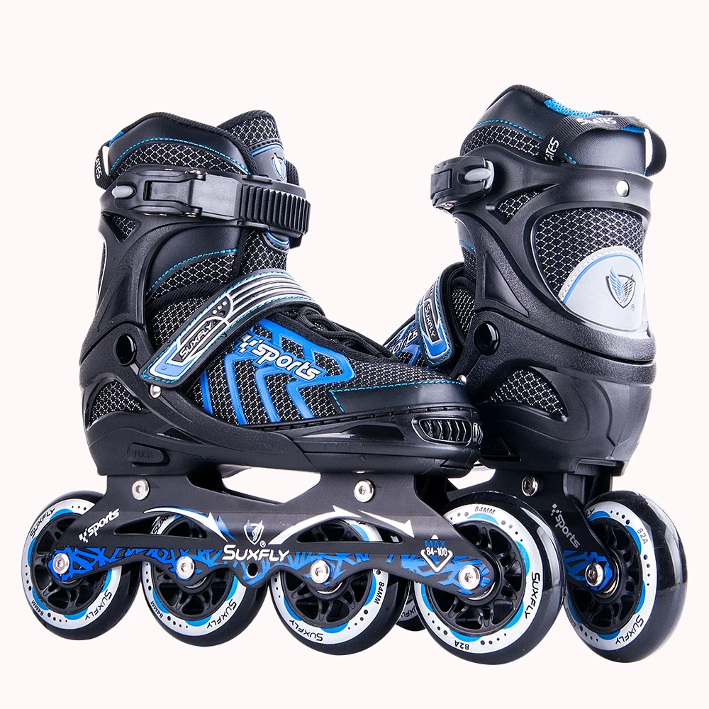 

OEM Professional Four Wheel Patines Electric Roller Skate Shoes Inline Speed Skate 3 wheels, Grey, blue, pink,green