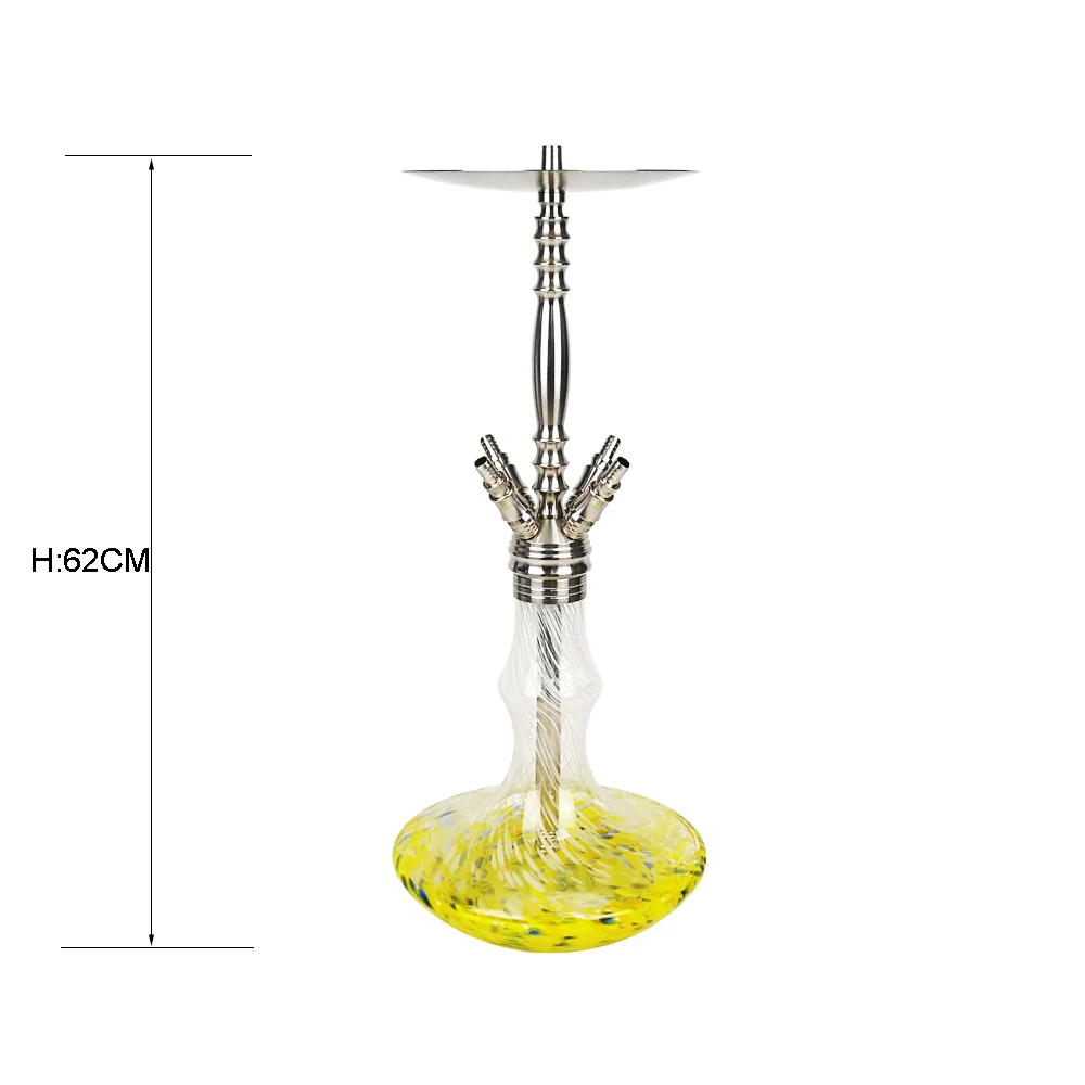 2022 New Arrival Germany Shisha V2a Stainless Steel Hookah Matt Hookah