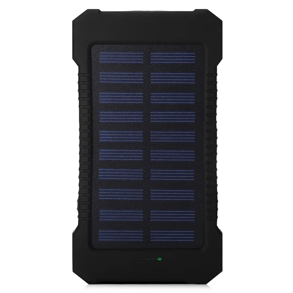 

Portable Travel Solar Power Bank 16000mAh Dual USB Solar External Battery Charger powerbank For All Mobile Phones