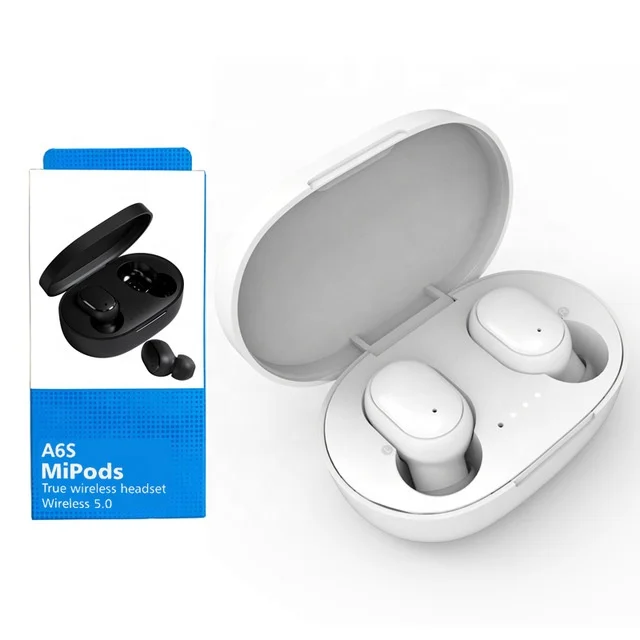 

A6S best price TWS Wireless Bt 5.0 Noise canceling Hifi Gaming Handsfree Hifi Gaming Headset Earbud Headphones