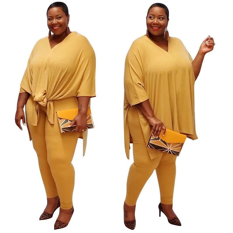 

Plus Size S~5XL Loose Casual Two Piece Set Women Fall Clothes Loose Tops Pant Lounge Wear Outfits Tracksuit Matching Set 2020, Picture