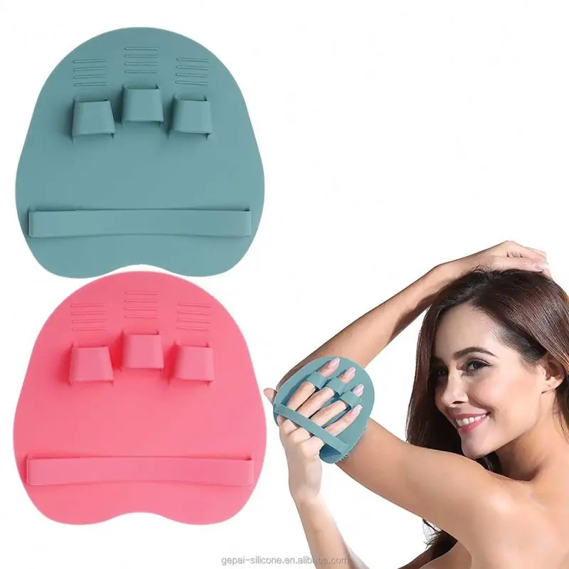 

Amazon hot sale Exfoliating Silicone Bath brush Factory price wholesale