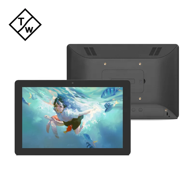 

10 inch Android Tablet PC with RJ45 Port POE Android 8.1 Industrial Tablet, Black